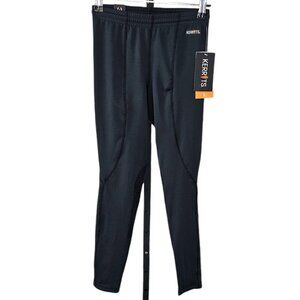 Kerrits Kids Knee Patch Performance Tights Black Size Large Equestrian NWT